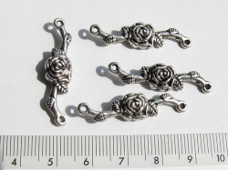 コネクター　ばら　約３４ミリ　Ａシルバー