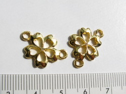コネクター　さくら　約２０ミリ　ゴールドカラー