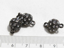 マグネット　１０×１６mm　ブラック