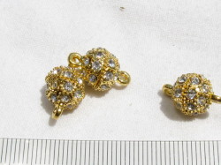 マグネット　１０×１６mm　ゴールドカラー