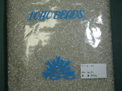 ＴＯＨＯビーズ　丸小ピース　５００ｇ入り　№２１