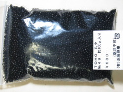 ＴＯＨＯビーズ　丸小ピース　１００ｇ入り　№４９