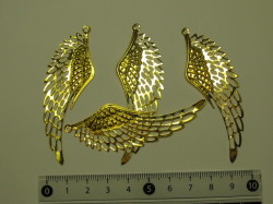 透かし羽　７０×２５mm　ゴールドカラー