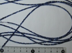 天然石　２ミリ　ラウンド　カット　(一連39センチ)　ソーダライト