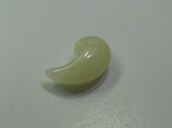 まが玉　約２２mm　(１個入り)　イエローアゲード