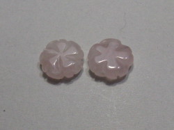 天然石　約１６mm　(２個入り)　ローズクォーツ