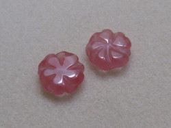 天然石　約１６mm　(２個入り)　チェリークォーツ