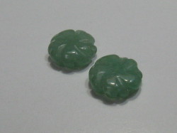 天然石　約１６mm　(２個入り)　グリーンアベンチュリン