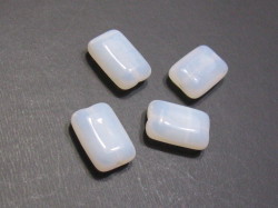 チェコ　レクタングル　ミルキーホワイト　12×8