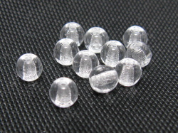 チェコ　プレス　ラウンド　４ミリ　クリスタル