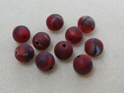 チェコ　プレス　ラウンド　８ミリ　マットシャムトパーズ