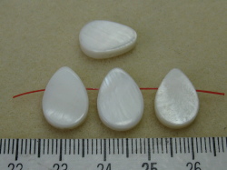 シェルパーツ　16×10㎜　ドロップ・よこ穴