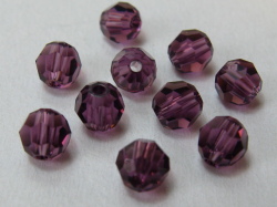 5000番　4mm　アメジスト