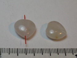 天然石　14ミリ　ハート　ローズクォーツ