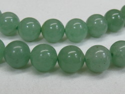 天然石　10ミリ　ラウンド　グリーンアベンチュリン