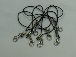 カニカン付ストラップ　ブラック