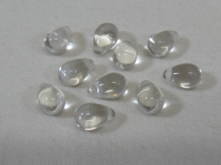 チェコビーズ　ドロップ　９×６ミリ　クリスタル