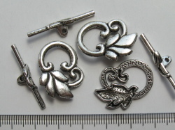 マンテル　リーフ　(５ペア)　Ａシルバー