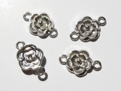 つなぎパーツ　バラ　シルバー