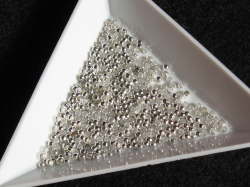 カシメ(つぶし玉)　2ミリ　(300ヶ入)　シルバー