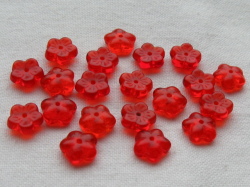 チェコビーズ　デイジーフラワー　８ミリ　ヒヤシンス