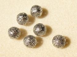 すかし玉　１０mm　ロジウム