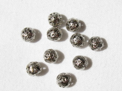 すかし玉　６mm　ロジウム