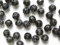 すかし玉　６mm　銀古美　大袋