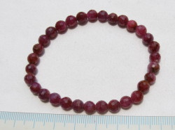 天然石ブレスレット　ミラーカット　　6ミリ　インドルビー