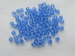 チェコ　プレス　ラウンド　３ミリ　サファイヤ