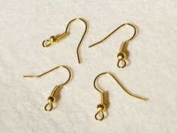 ピアス　釣り針タイプ　(2ペア)　ゴールドカラー