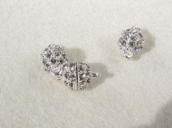 マグネット　９mm　ホワイトシルバー