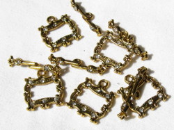 マンテル　フレンチフレーム（スワロフスキー入り）　Ａゴールド