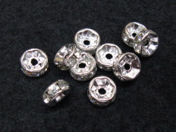 ロンデル　６mm　(10個入り)　シルバー