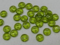 チェコビーズ　レンティル(レンズ豆)　２ホール　６ミリ　オリーブ