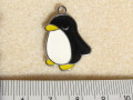 カラーチャーム　ペンギン　約24×19ミリ