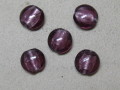 ベネチアン風ガラス　丸平タイプ　約15ｍｍ　紫色