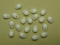 チェコビーズ　ティアドロップ　４×６ミリ　ホワイト