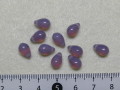 チェコビーズ　ティアドロップ　６×９ミリ　ミルキーアメジスト