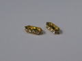 ロンデル　バー　４×１０mm　(２個入り)　ゴールドクリスタル　スワロフスキー使用