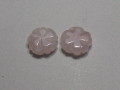 天然石　約１６mm　(２個入り)　ローズクォーツ