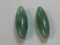 天然石　30×10ミリ　筒型　グリーンアベンチュリン