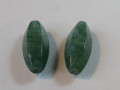 天然石　25×11ミリ　筒型カット　グリーンアベンチュリン