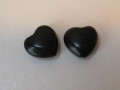 天然石　12ミリ　ハート　オニキス