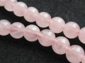 天然石　８ミリ　ラウンド　ローズクォーツ　Ａ