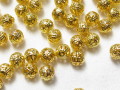 すかし玉　６mm　ゴールド　大袋