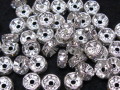 ロンデル　８mm　(50個入り)　シルバー