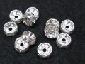 ロンデル　８mm　(10個入り)　シルバー