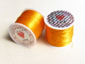 のびるテグス（ブレスレット用）　0.8ミリ　(50Ｍ巻)　オレンジ