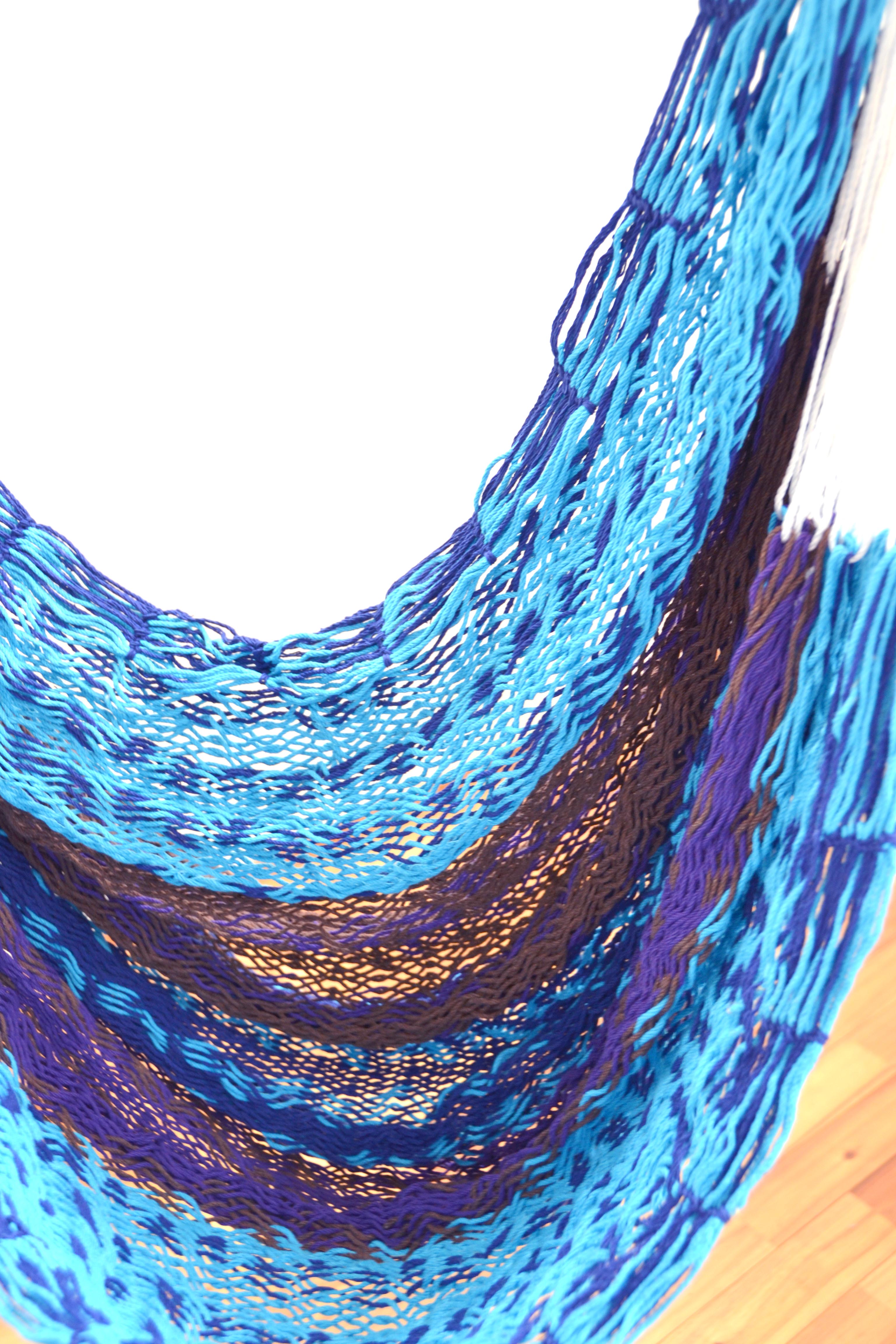 メキシカンチェアハンモック（ネット）ラージ「マルチカラーD」